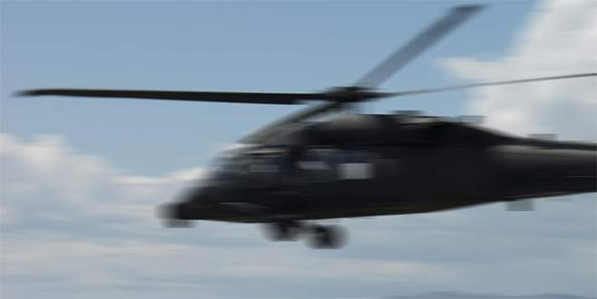 ABD’ye ait helikopter düştü