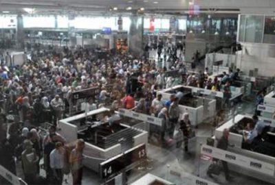 Havaalanı doldu taştı