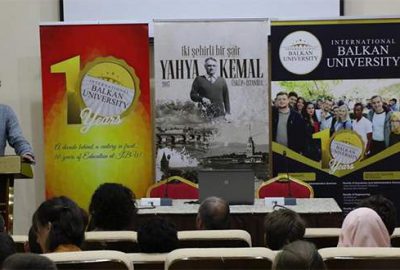 Makedonya’da ‘İki şehir bir şair: Yahya Kemal’ konferansı