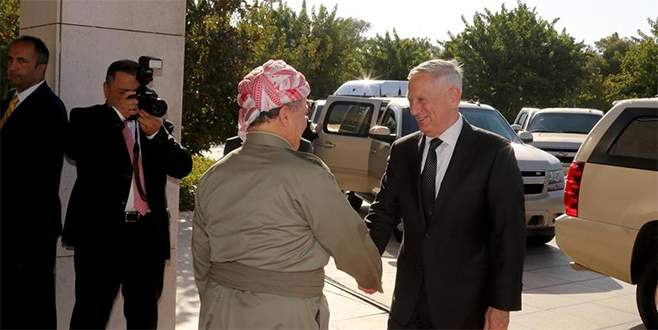 ABD Savunma Bakanı Mattis Barzani ile görüştü