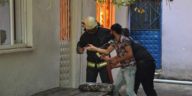 Bursa’da korkutan yangın