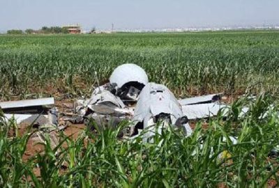 Mısır tarlasına ABD İHA’sı düştü