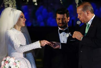 Cumhurbaşkanı Erdoğan nikah şahidi oldu
