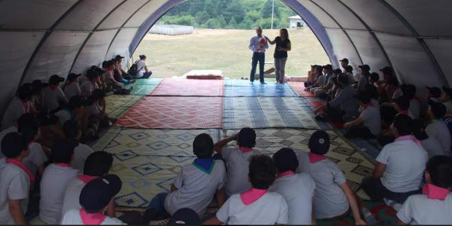 Bursalı izcilere ağız ve diş sağlığı eğitimi verildi