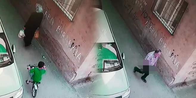 Sapık kameraya yakalandı