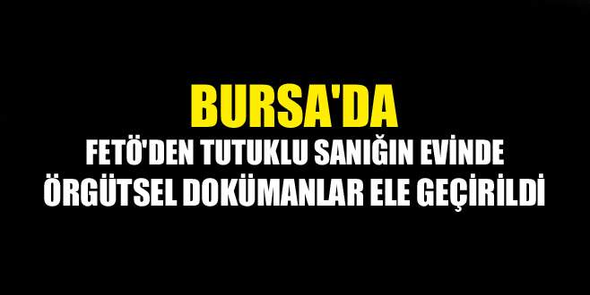 FETÖ tutuklusunun evinde örgütsel dokümanlar