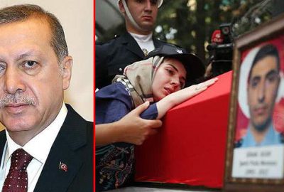 Erdoğan’dan Bursalı şehidin ailesine başsağlığı telgrafı