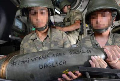 Mehmetçik’ten teröristlere ‘Eren Bülbül’ yazılı mermi