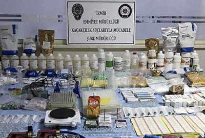 İzmir’de villaya sahte ilaç imalatı operasyonu