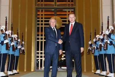 Cumhurbaşkanı Erdoğan, Putin’i resmi törenle karşıladı