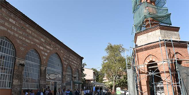 Şadırvanlı minare restore ediliyor