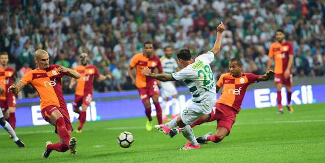 Bursaspor 1-2 Galatasaray (MAÇ SONUCU)