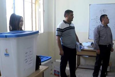 IKBY’deki referandum için sandıklar konuldu