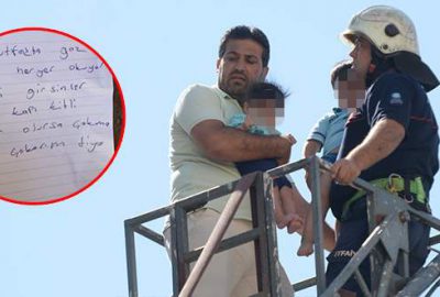 Yardım notunu atmasa felaket olacaktı!