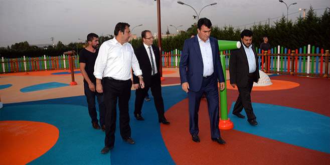 Osmangazi’den çocuklara su oyunları parkı