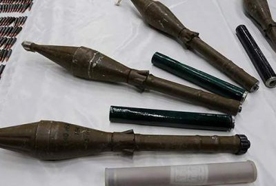 Patlamaya hazır RPG-7 antitank mühimmatları bulundu