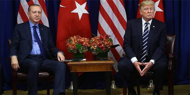 Erdoğan,Trump ile görüştü