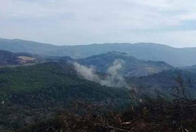 Yayladağı kırsalına top mermisi düştü