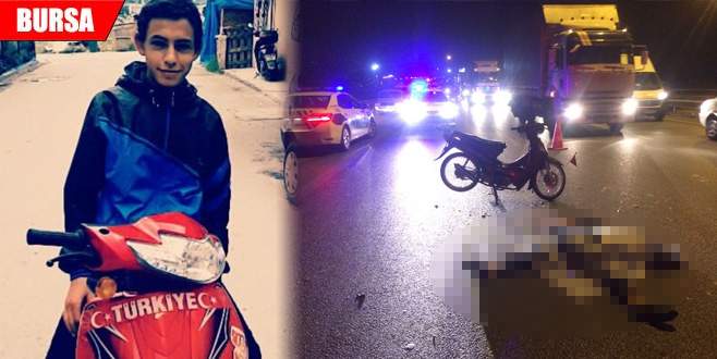 Bursa’da 16 yaşındaki genç kaza kurbanı