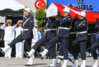 Şehit polise son görev