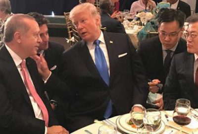 Erdoğan ile Trump yemekte bir araya geldi