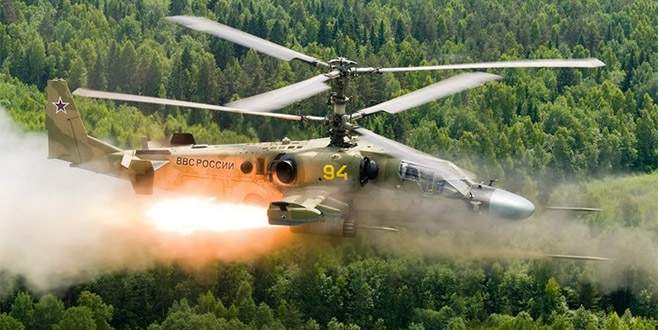 Rusya helikopteri yanlış hedefi vurdu