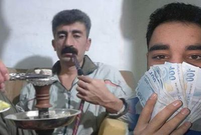 Suriyeli çocukları dilendirdiler, paralarla böyle poz verdiler