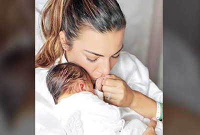 Burcu’nun annelik saadeti