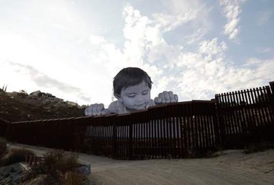 Sınırda sanatsal protesto