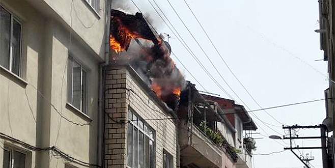 Bursa’da korkutan yangın