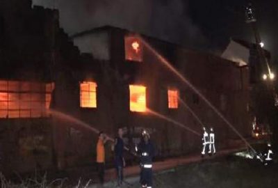 Fabrikada yangın! Patlamalar meydana geliyor…