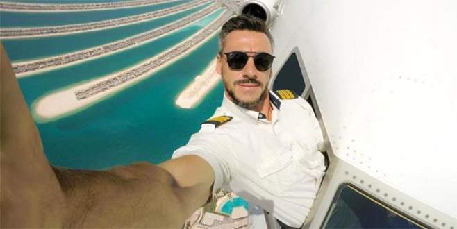 Beğeni almak için ne yapacağını şaşırdı Brezilyalı pilotun uçak kullanırken yaptığı özçekimler tepki çekti. Pilotun fotoğrafların