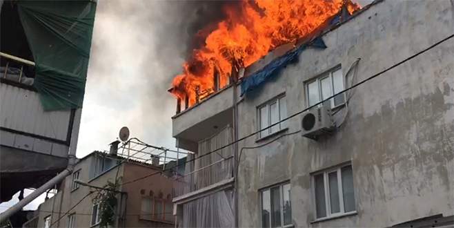 Bursa’da korkutan yangın