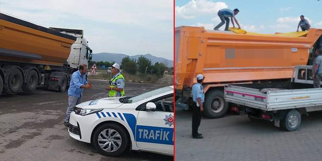 Bursa’da hafriyat kamyonları sıkı takipte