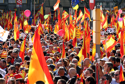 İspanya’nın birliği için sokağa çıktılar
