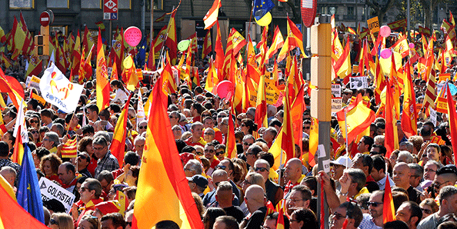 İspanya’nın birliği için sokağa çıktılar