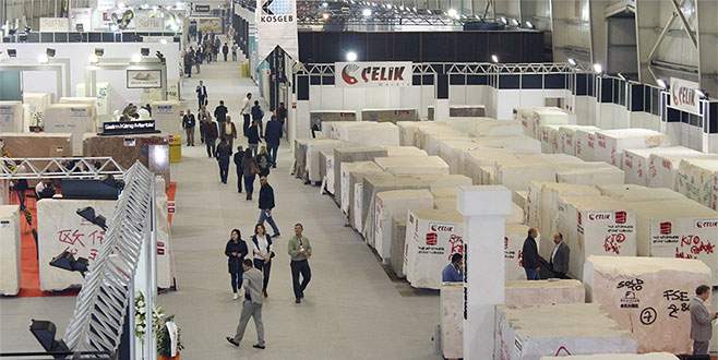 Blok Mermer Fuarı’na 21 bin ziyaretçi
