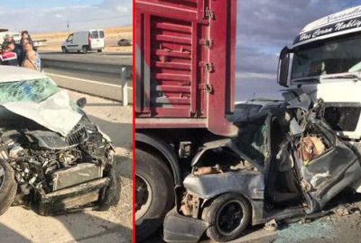 Korkunç kaza: 2 ölü, 18 yaralı