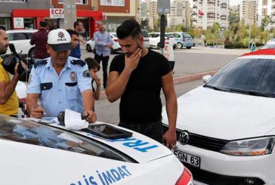 ‘Cam filmi’ eylemine gitti filmli camdan ceza yedi