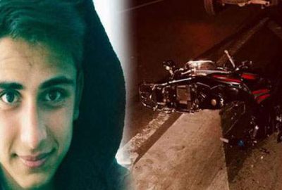 Genç futbolcu kaza kurbanı!