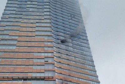 41 katlı rezidansta yangın