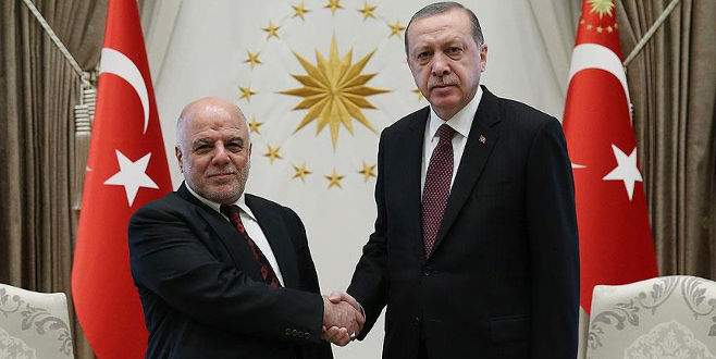 Erdoğan, Irak Başbakanı İbadi’yi kabul etti
