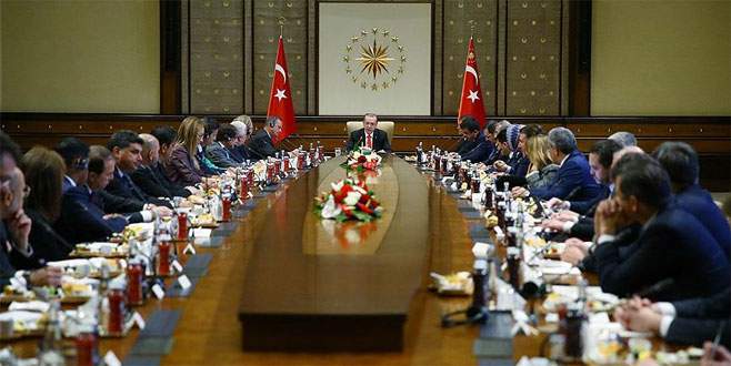 Cumhurbaşkanı Erdoğan, ABD heyetini kabul etti