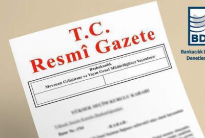 BDDK tebliğinde değişiklik