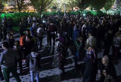 Ankara Büyükşehir Belediyesi önünde ‘kadro’ eylemi