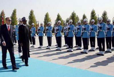 Cumhurbaşkanı Erdoğan, Buhari’yi resmi törenle karşıladı