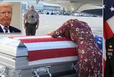 Trump’tan ölen askerin eşine şok sözler