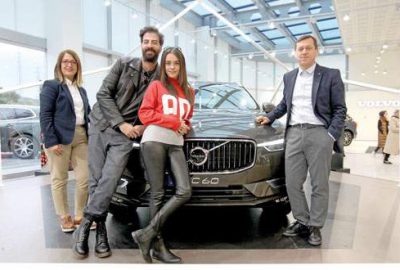 Volvo için nişanlısıyla Bursa’da