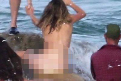 Poz vermeye çalışırken kayalıklardan düştü