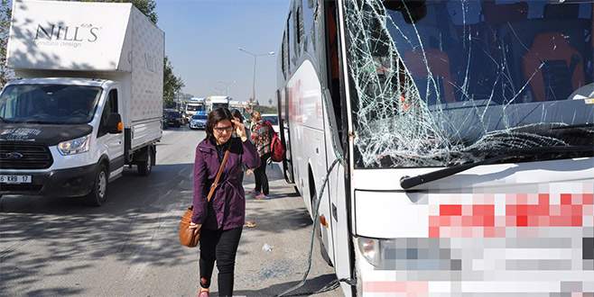 Bursa’da faciadan kıl payı dönüldü